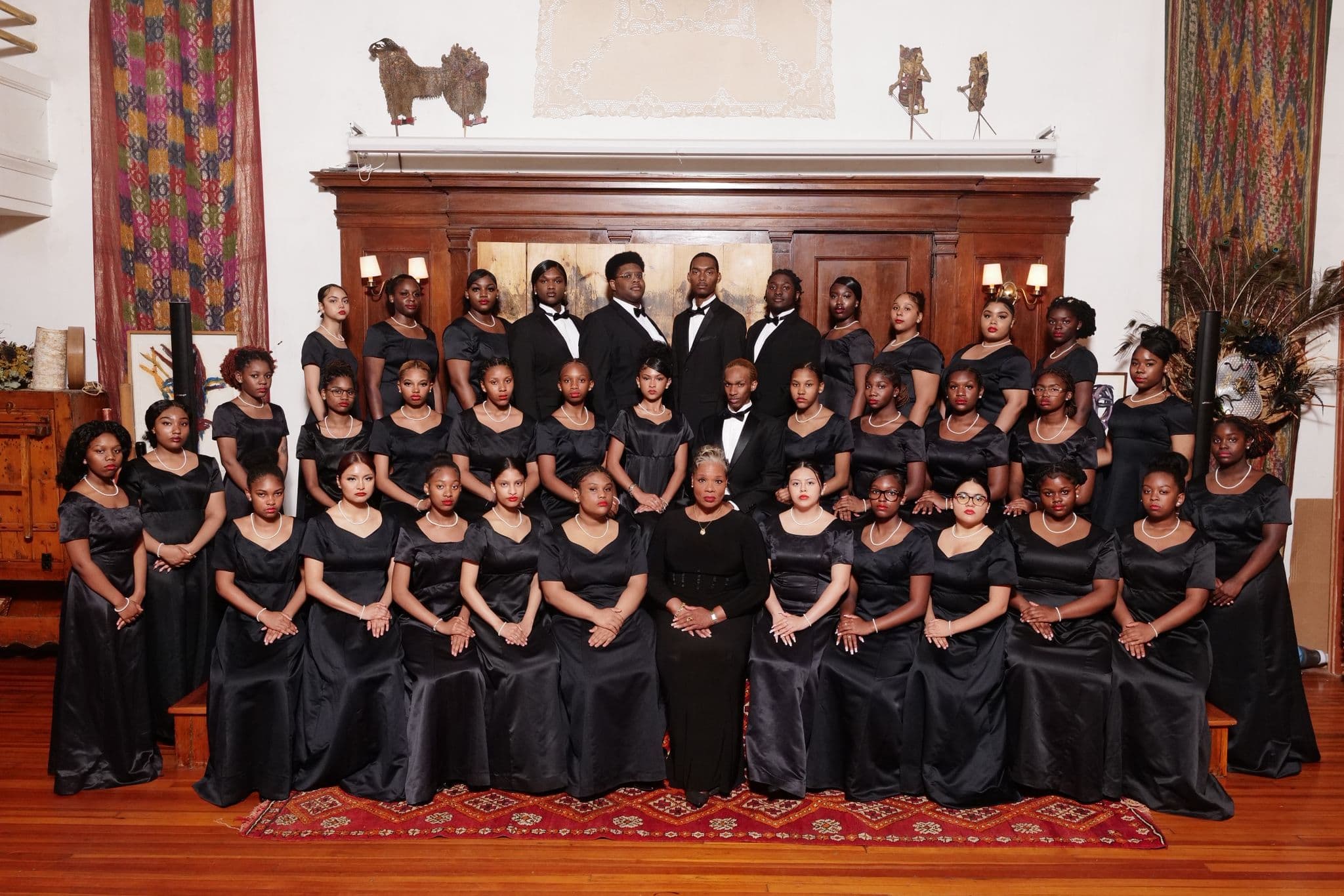 Songs of Solomon choir gathered for a formal group portrait